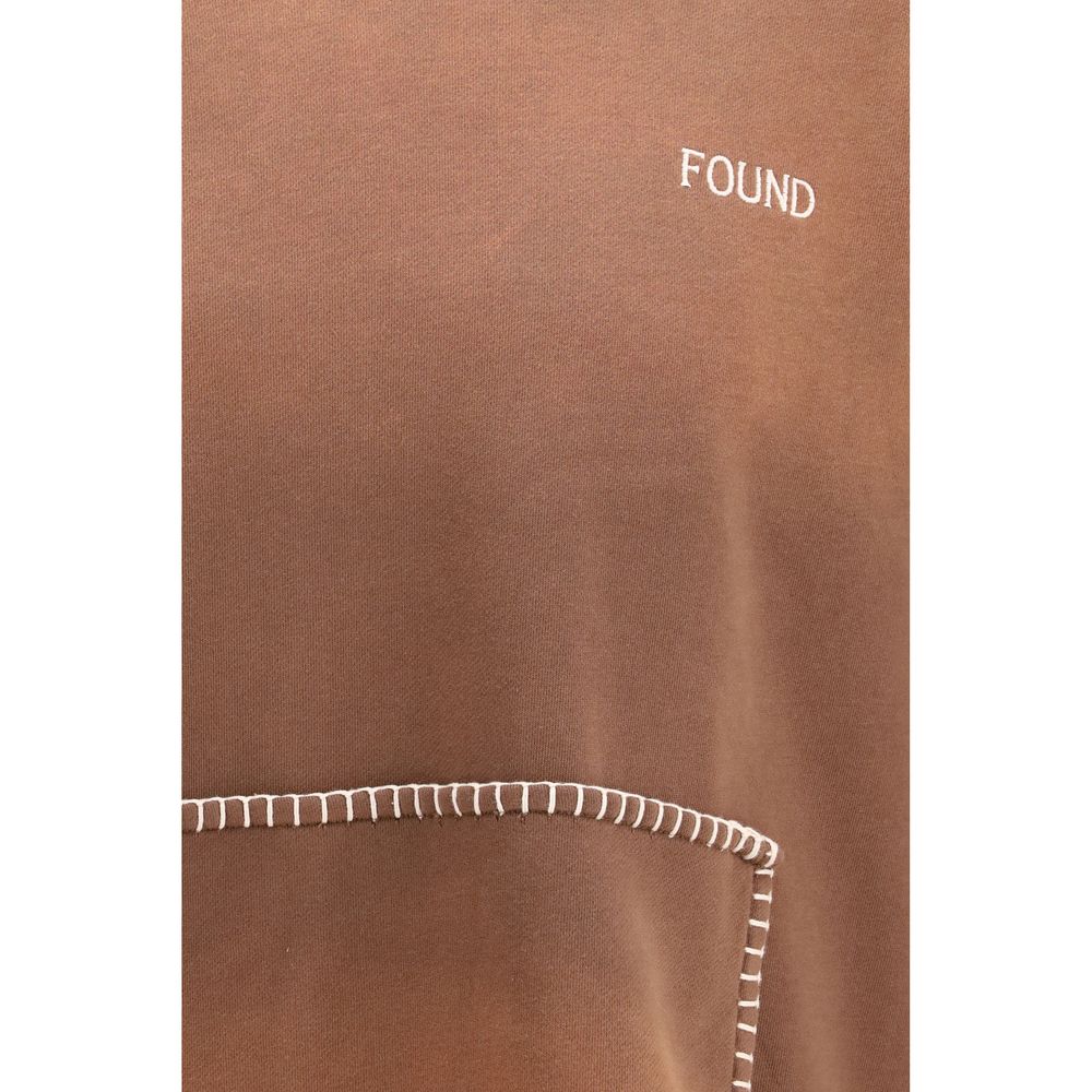 FOUND Brown Cotton Sweatshirt