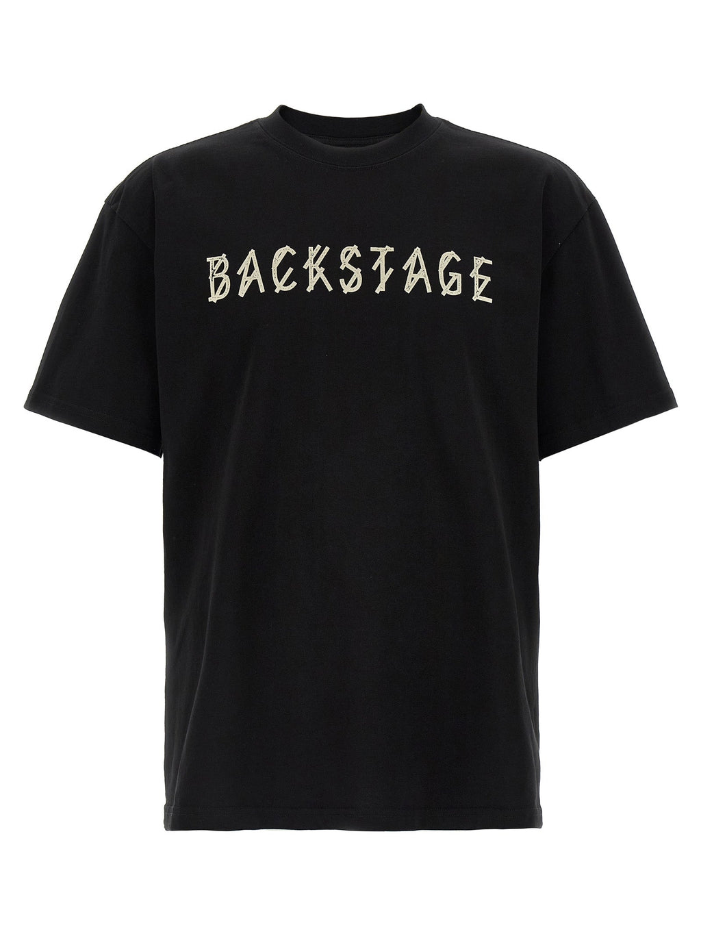 44 Label Group Black Cotton T-Shirt