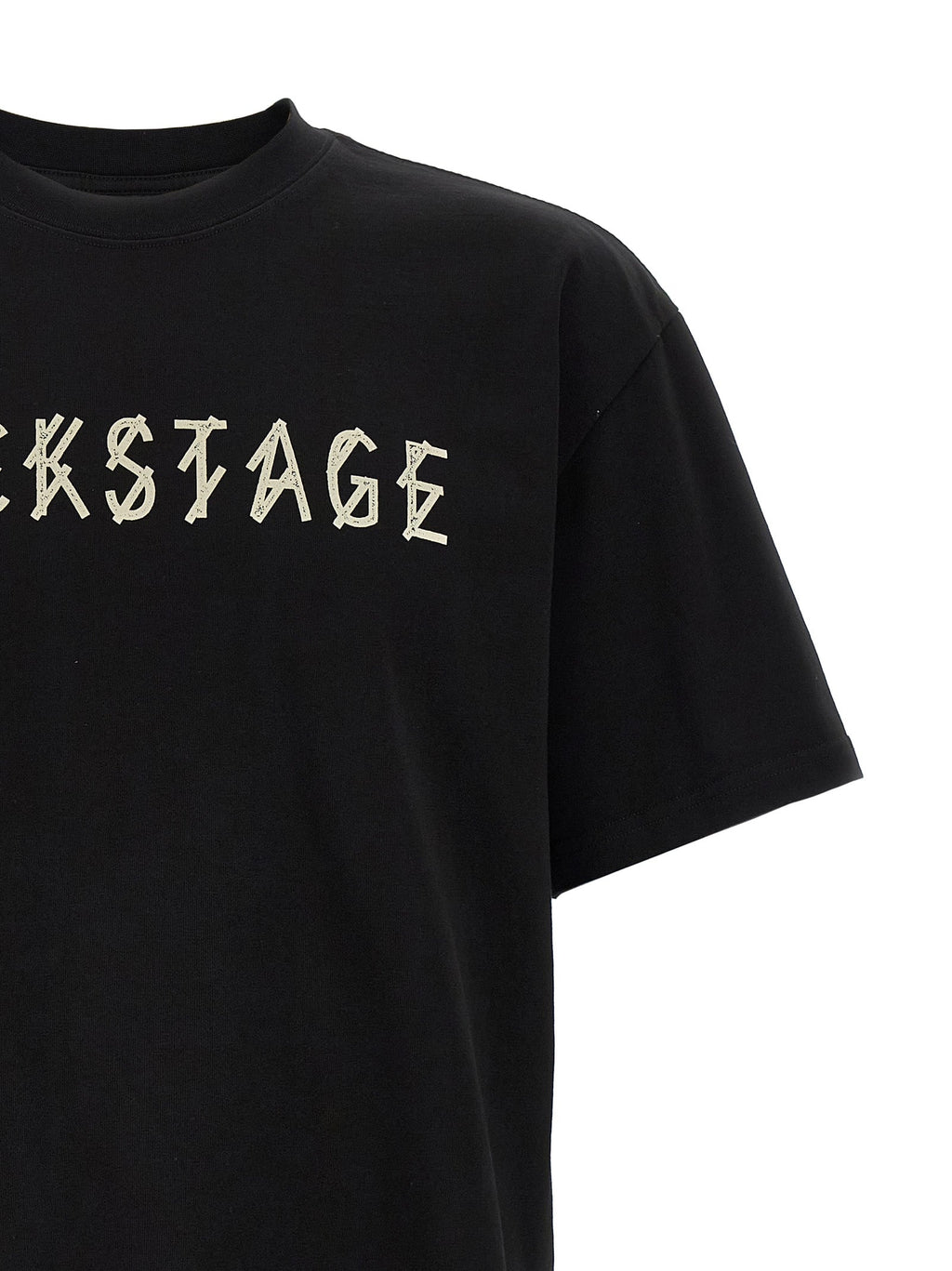 44 Label Group Black Cotton T-Shirt