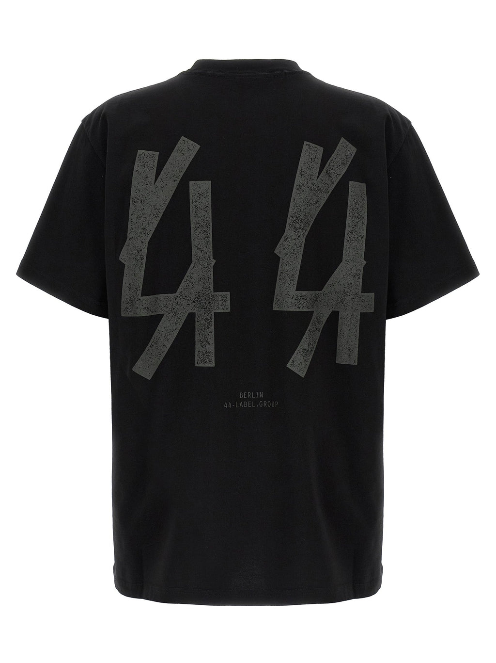 44 Label Group Black Cotton T-Shirt