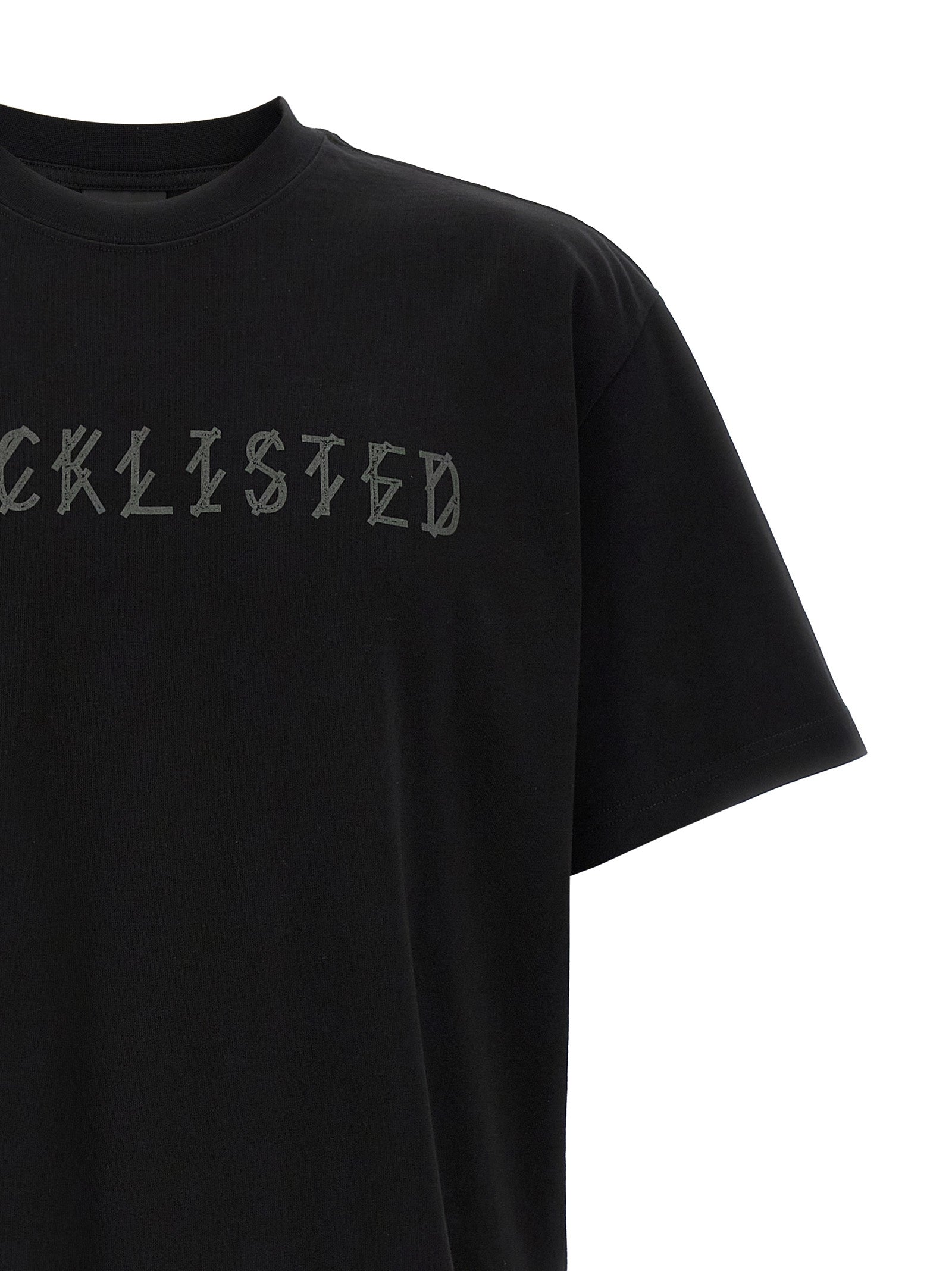 44 Label Group Black Cotton T-Shirt