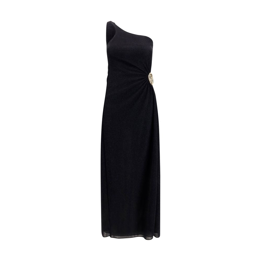 Oséree Black Polyamide Cocktail Dress