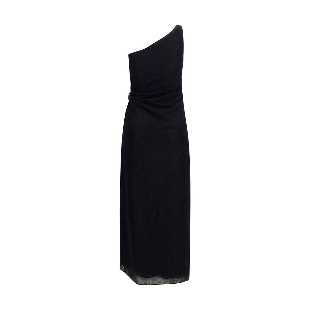 Oséree Black Polyamide Cocktail Dress