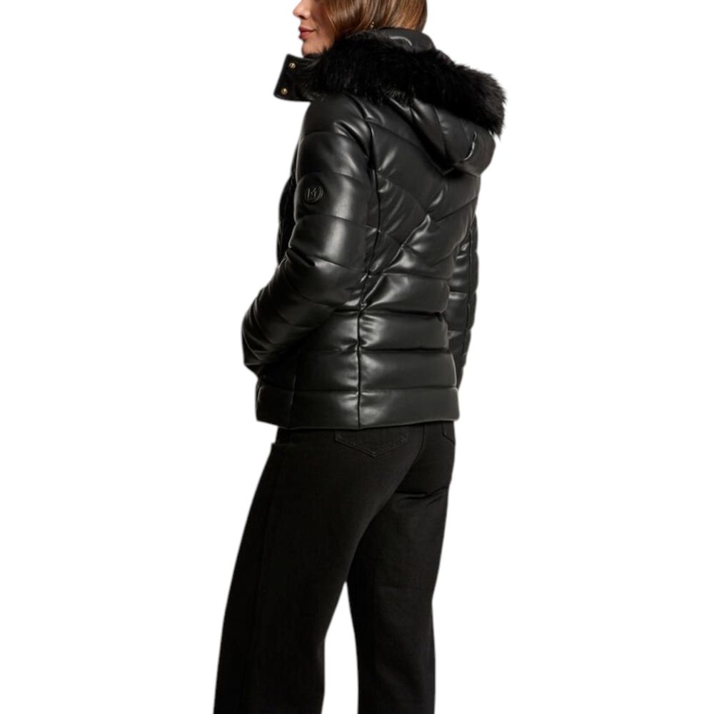 Morgan De Toi Black Polyethylene Full-Length Jacket