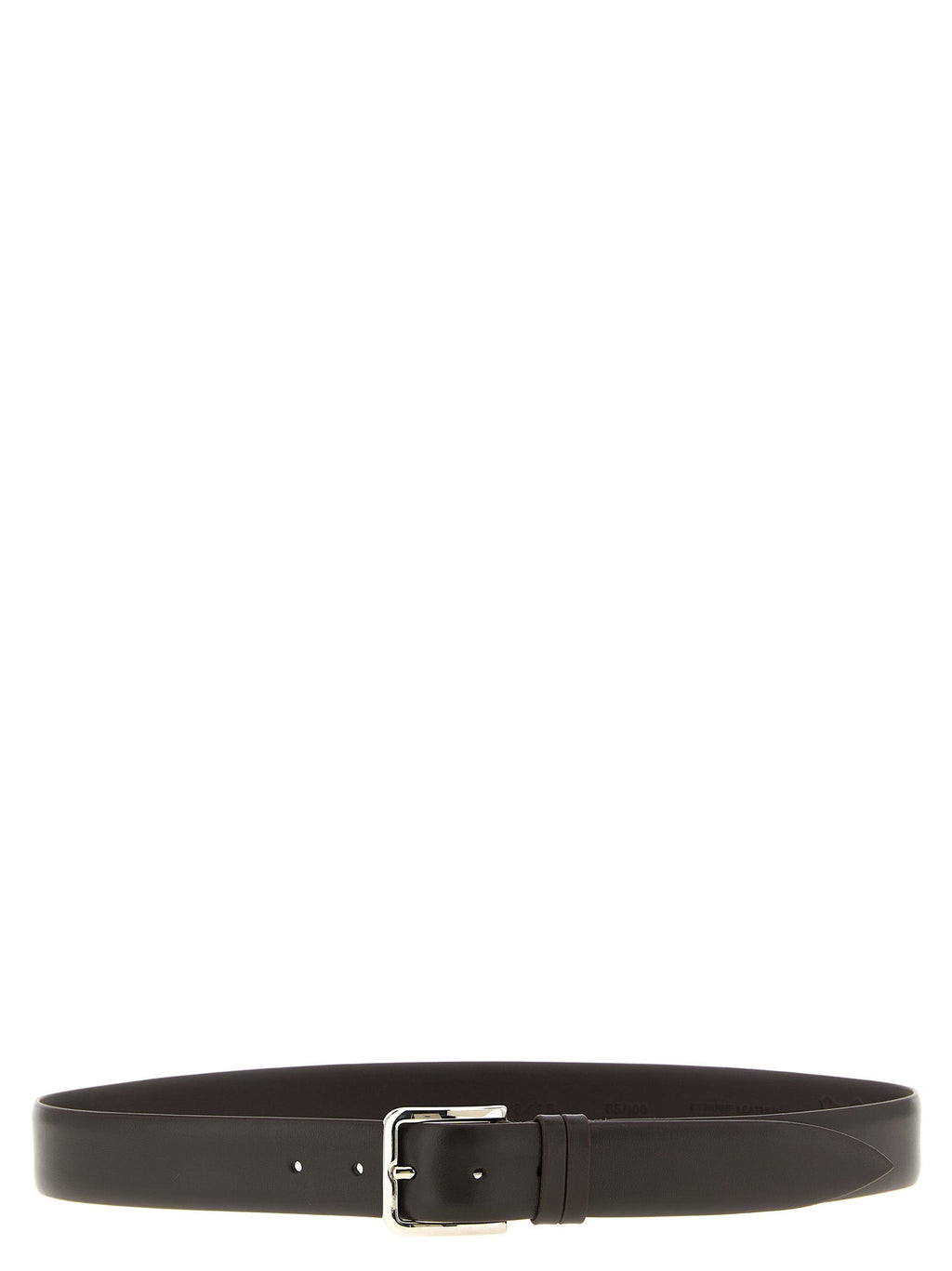 ZERBINI CLAUDIO Brown Leather Regular Belt ZERBINI CLAUDIO