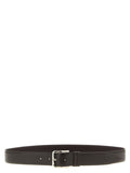 ZERBINI CLAUDIO Brown Leather Regular Belt ZERBINI CLAUDIO