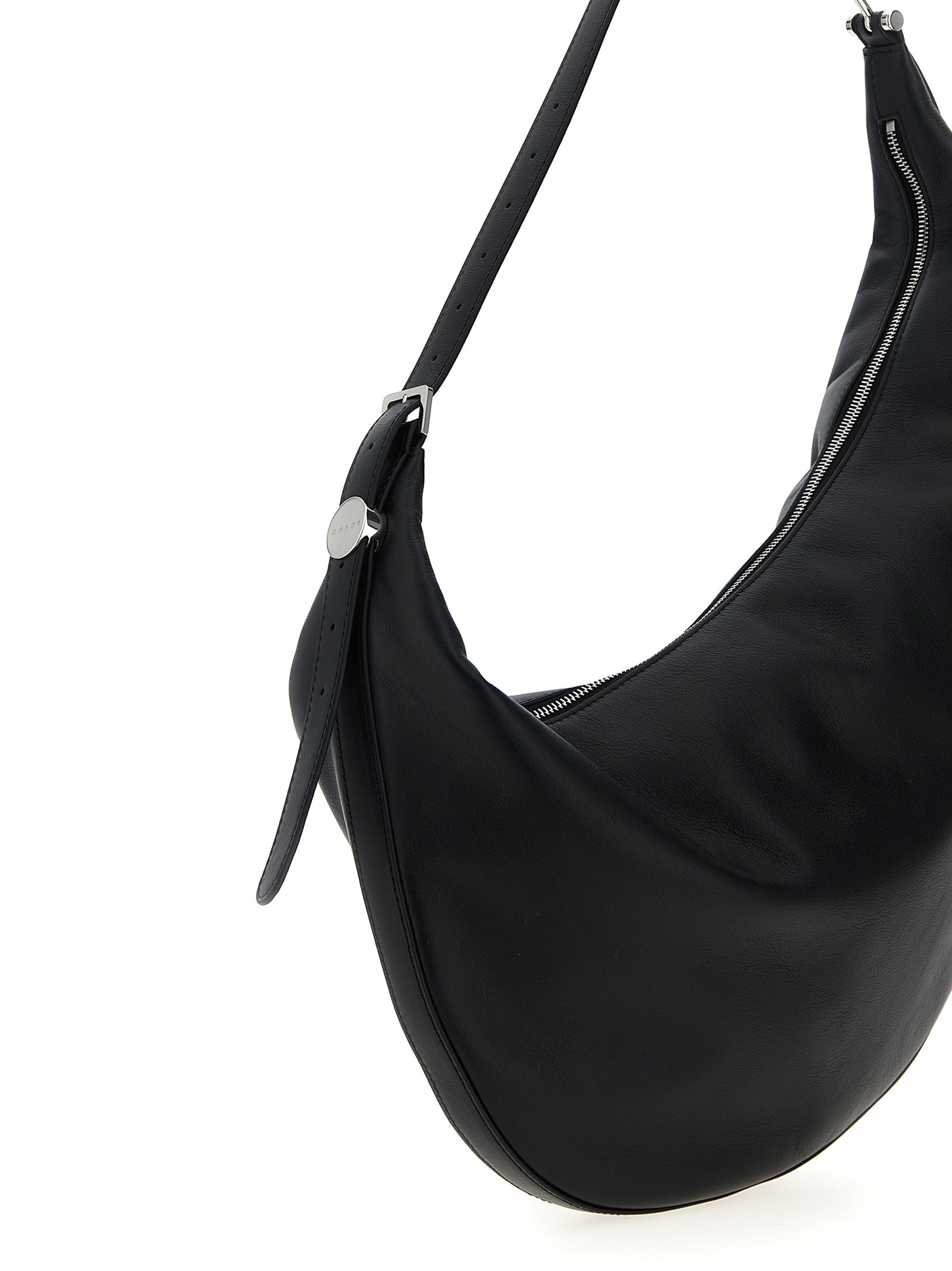 Marni Black Calfskin Shoulder Bag