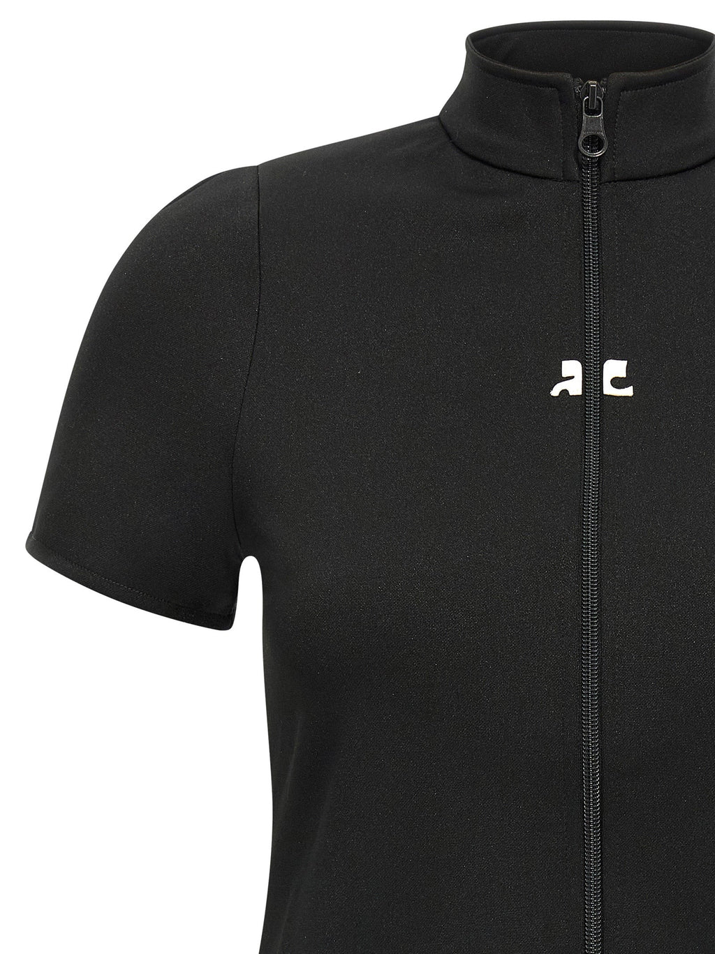 Courrèges Black Polyester Top