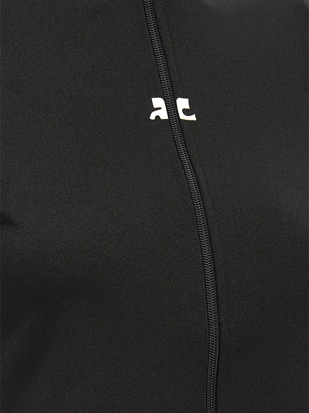 Courrèges Black Polyester Top
