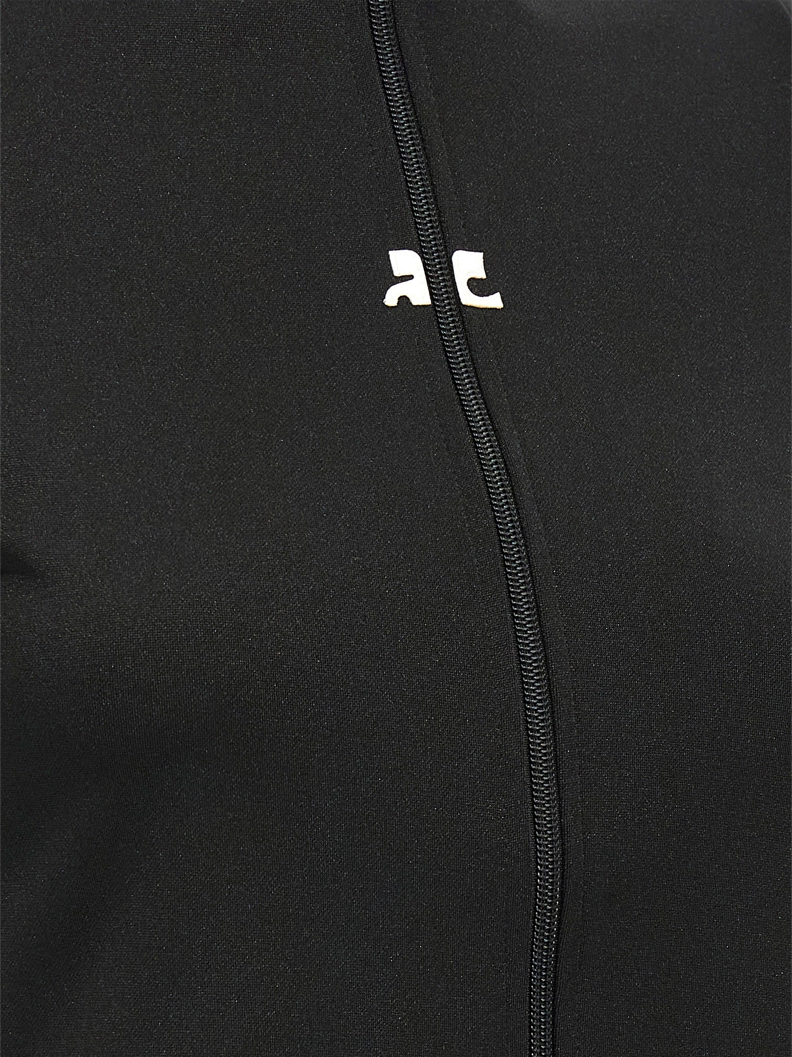 Courrèges Black Polyester Top