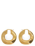 Jil Sander Gold Copper Earrings