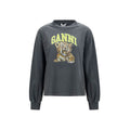 Ganni Gray Cotton Sportswear