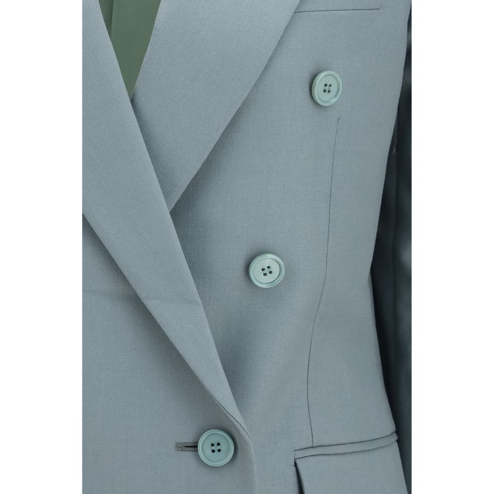 Chloé Bicolor Wool Oves Aries Blazer