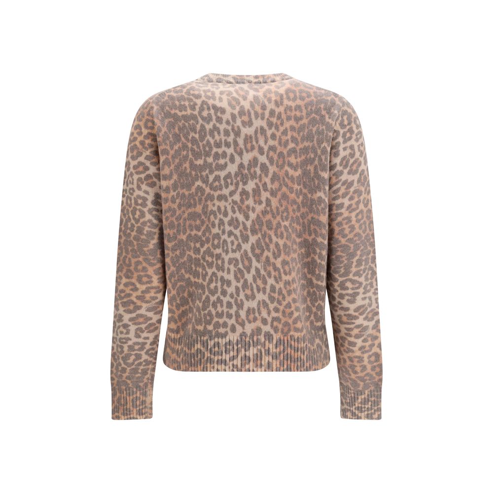 Ganni Beige Wool Oves Aries Sweatshirt