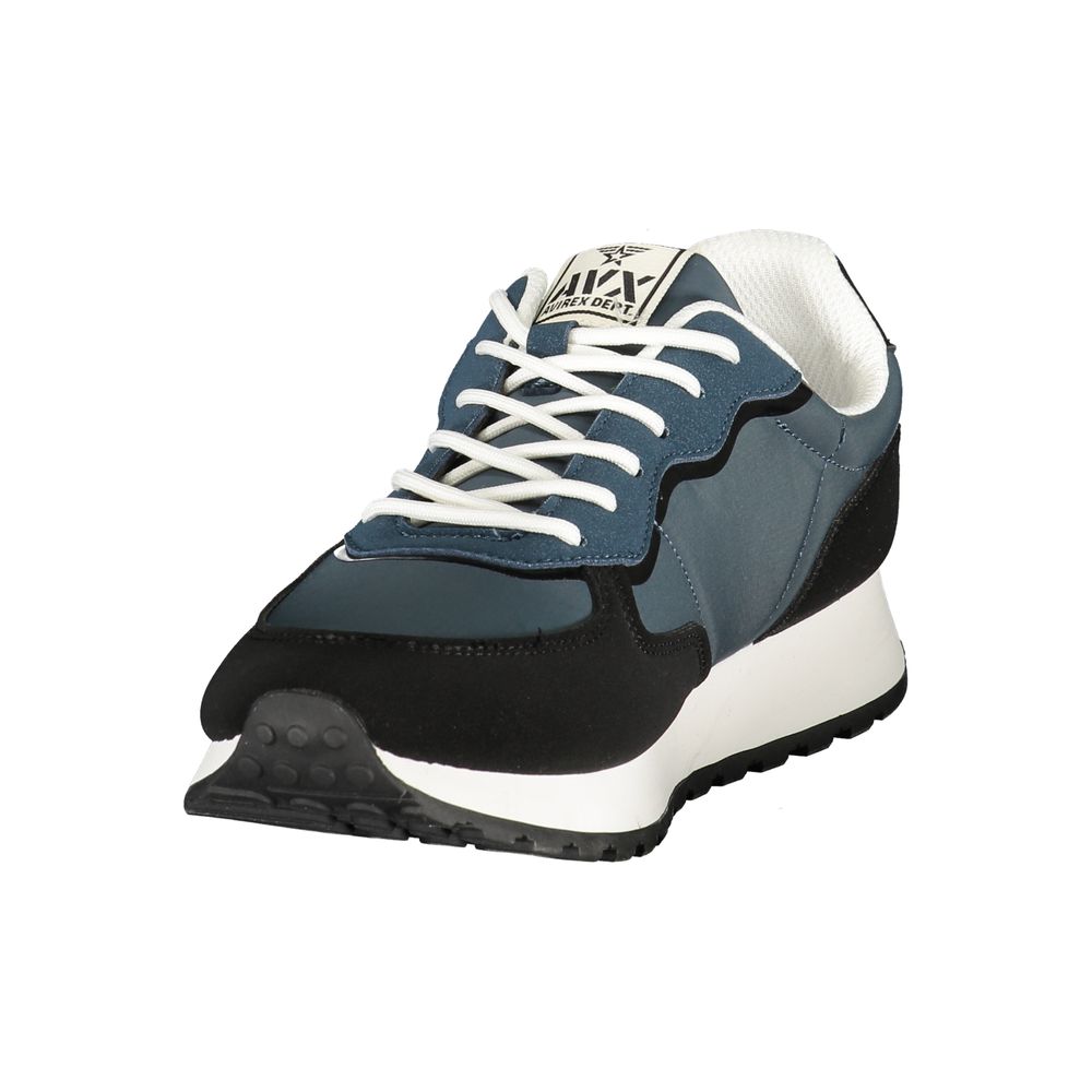 Avirex Blue Polyurethane Men's Sneaker