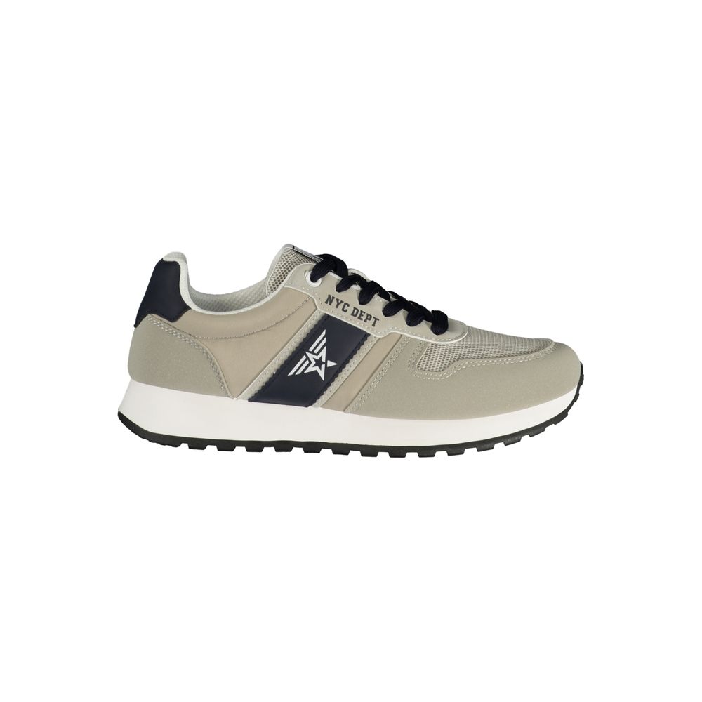 Avirex Beige Polyurethane Mens Sneaker