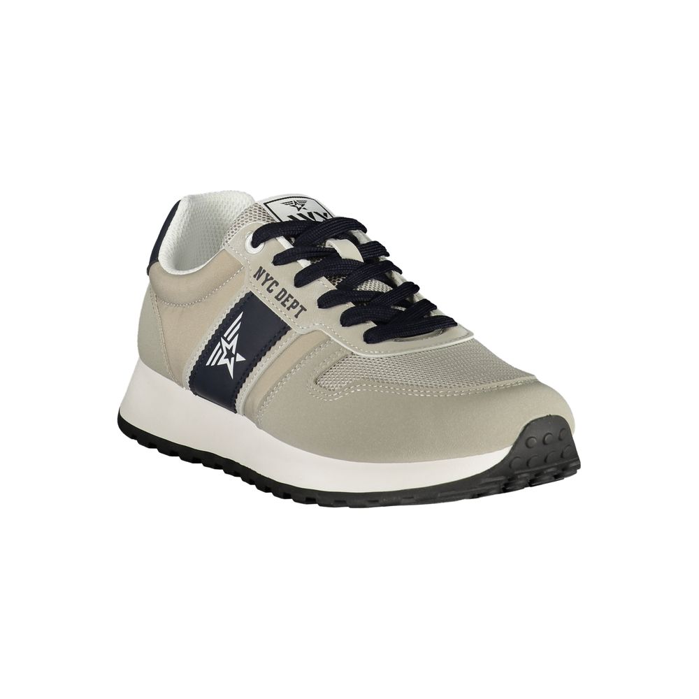 Avirex Beige Polyurethane Mens Sneaker