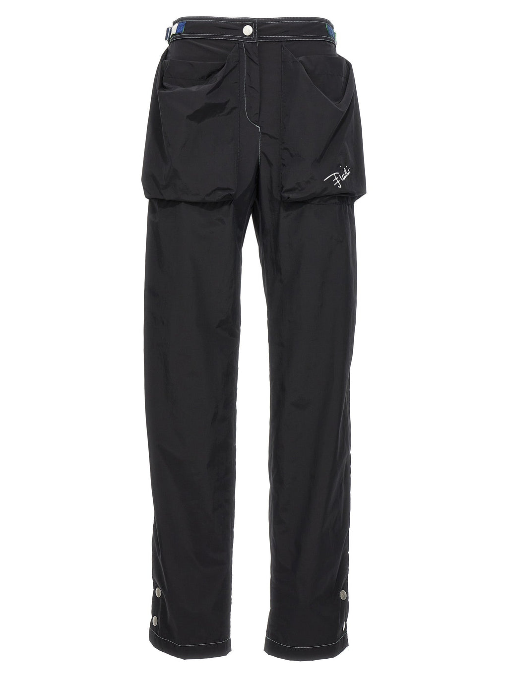 Emilio Pucci Black Polyamide Casual Pants