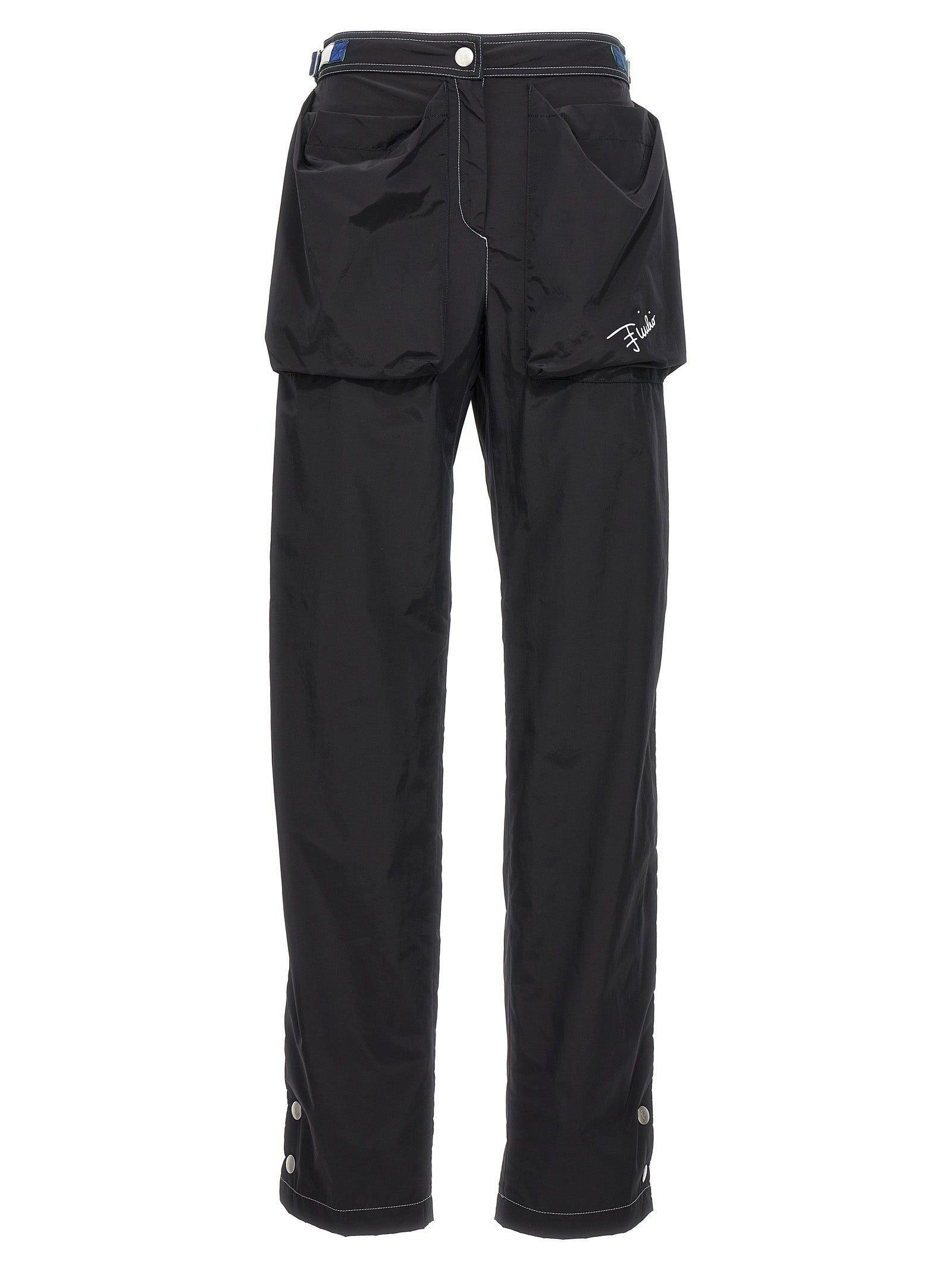 Emilio Pucci Black Polyamide Casual Pants