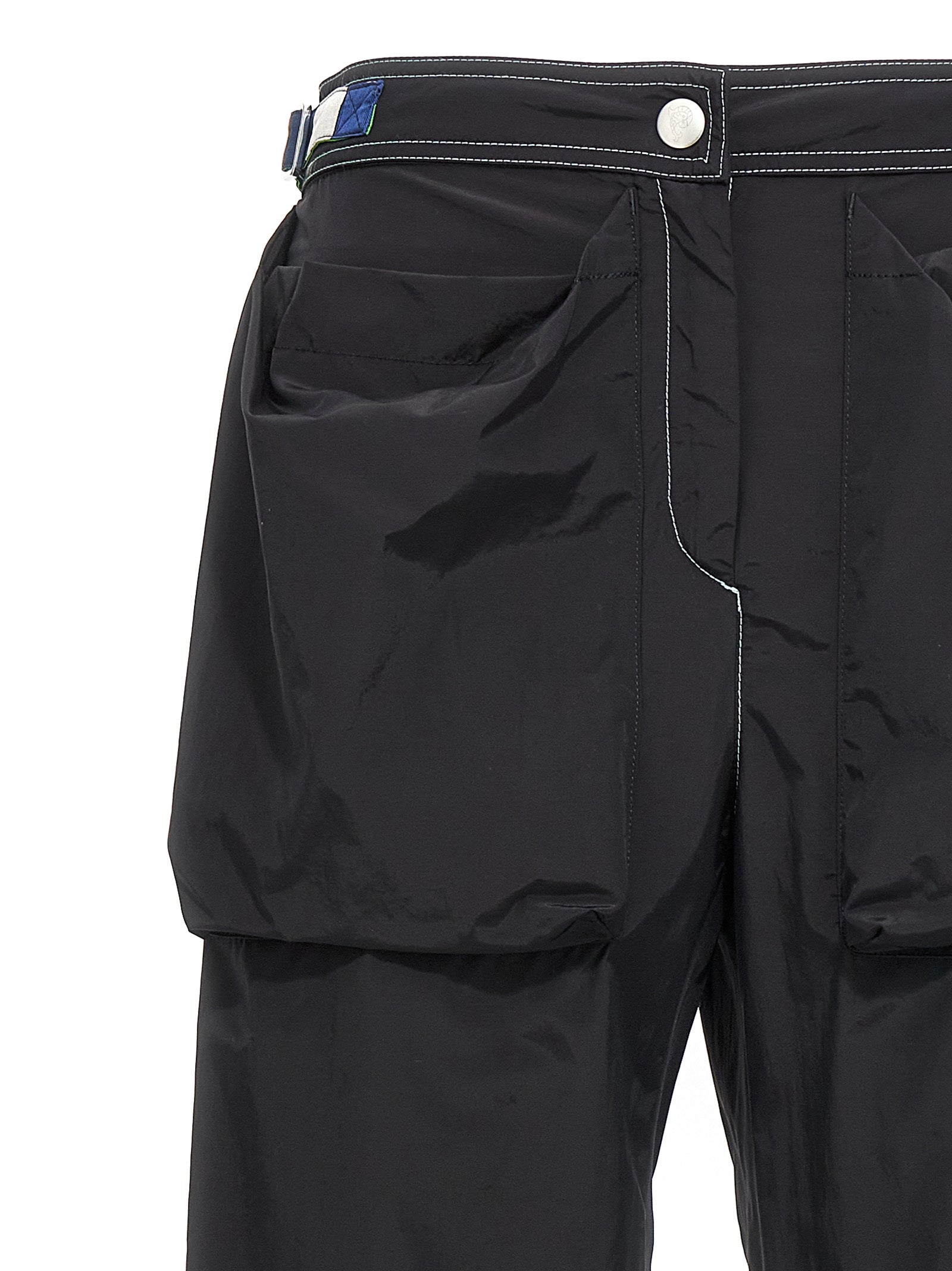 Emilio Pucci Black Polyamide Casual Pants