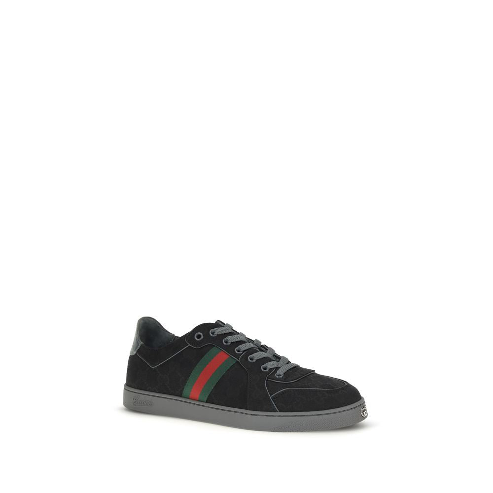 Gucci Black Fabric Athletic Sneakers