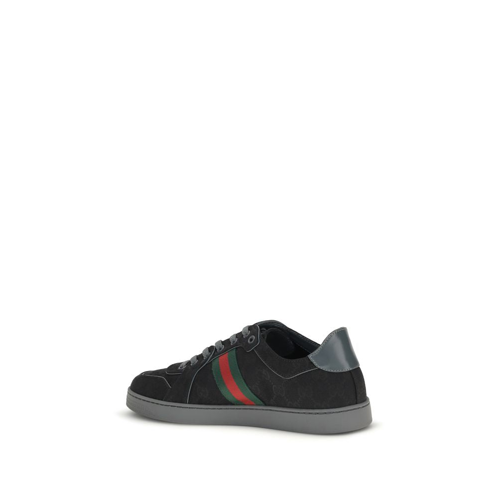 Gucci Black Fabric Athletic Sneakers