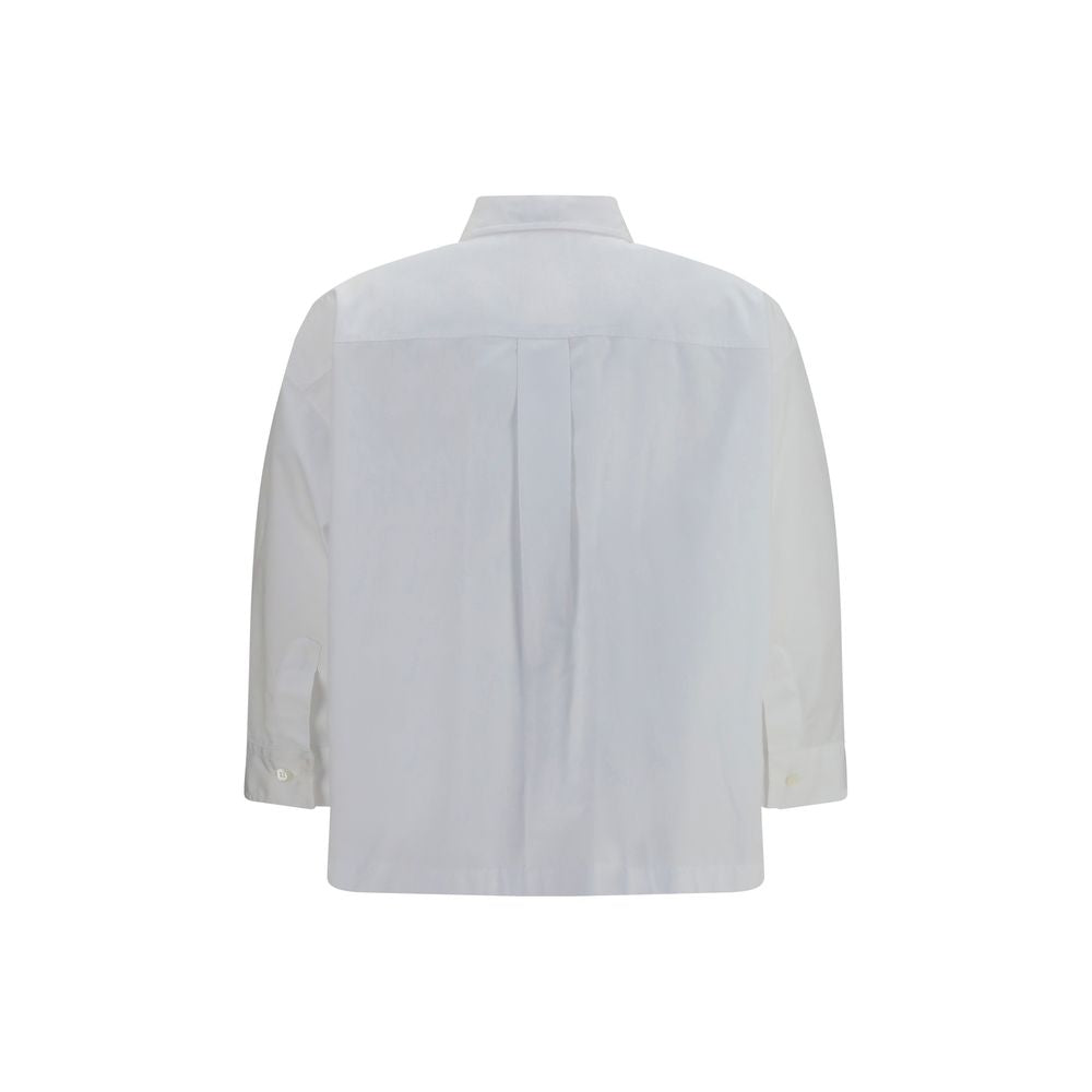 Brunello Cucinelli White Cotton Dress Shirt
