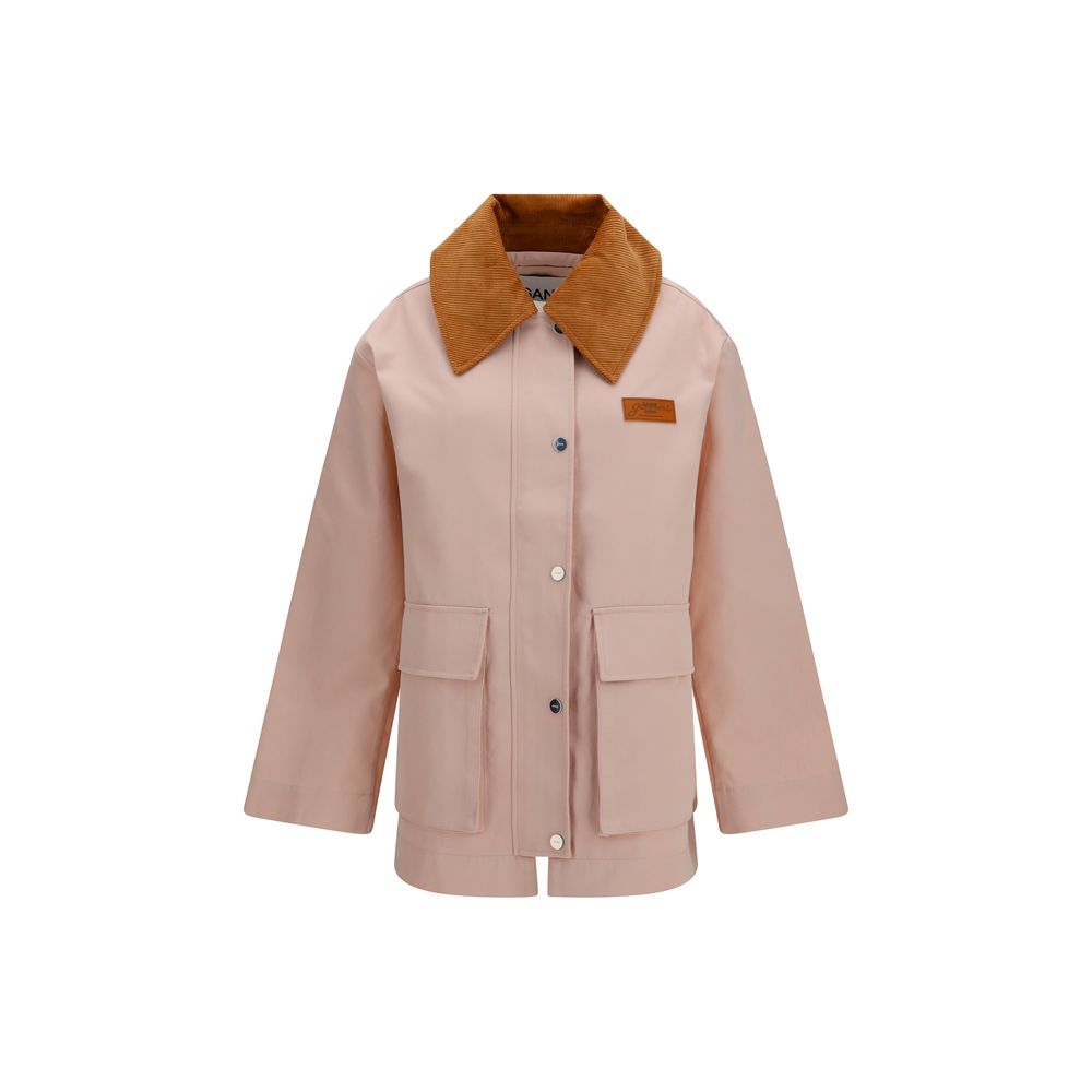 Ganni Multicolor Polyester Full-Length Jacket