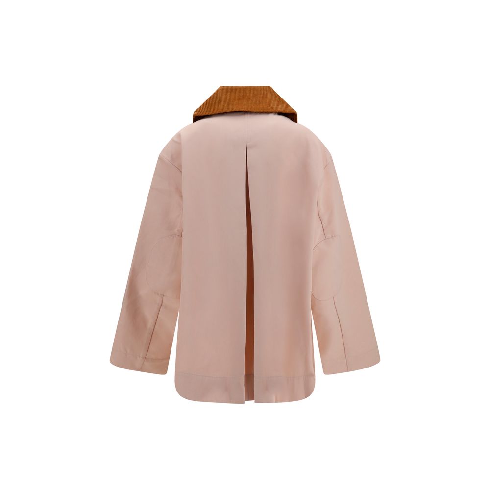 Ganni Multicolor Polyester Full-Length Jacket