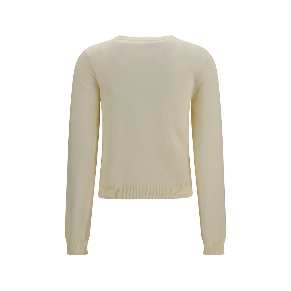 Ganni Beige Cotton Cardigan