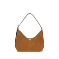 Ganni Brown Recycled Polyester Shoulder Bag