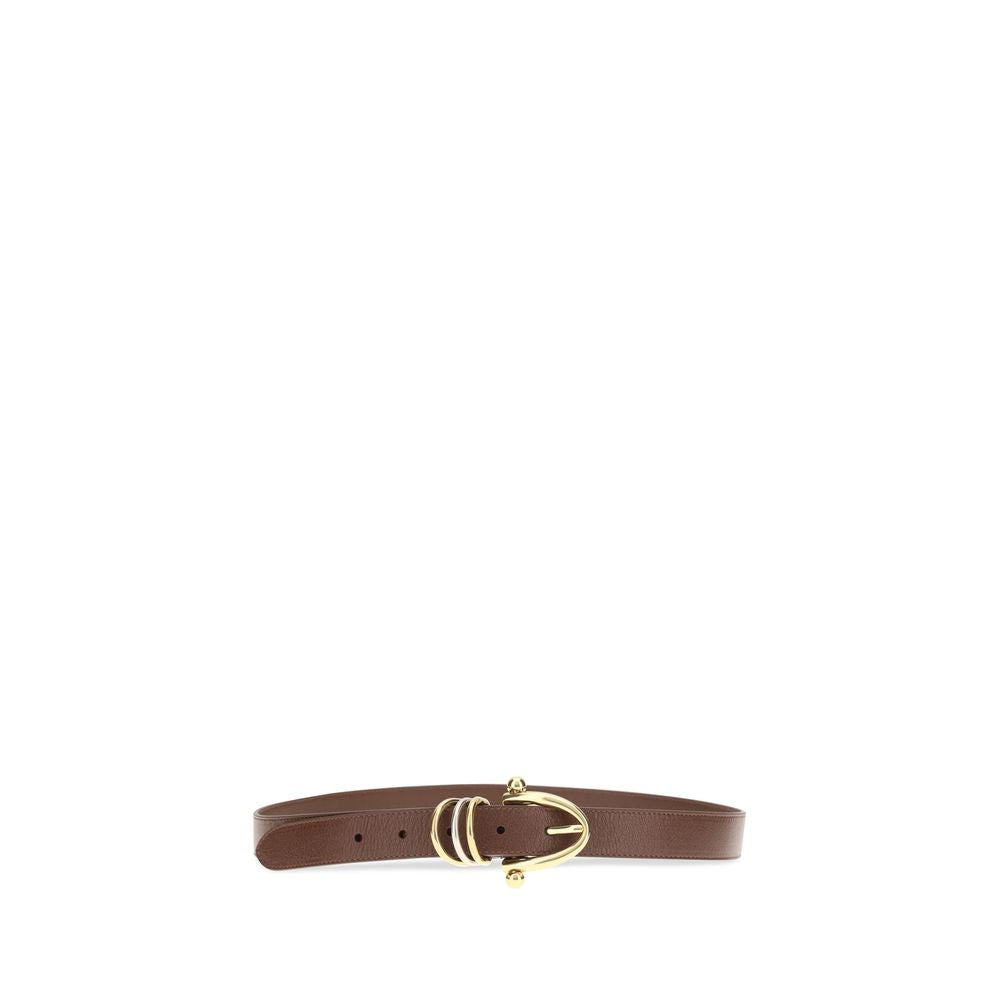 Chloé Brown Calf Leather Bos Taurus Belt