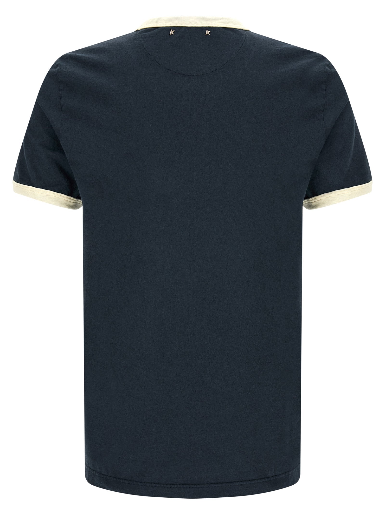 Golden Goose Blue Cotton T-Shirt Golden Goose