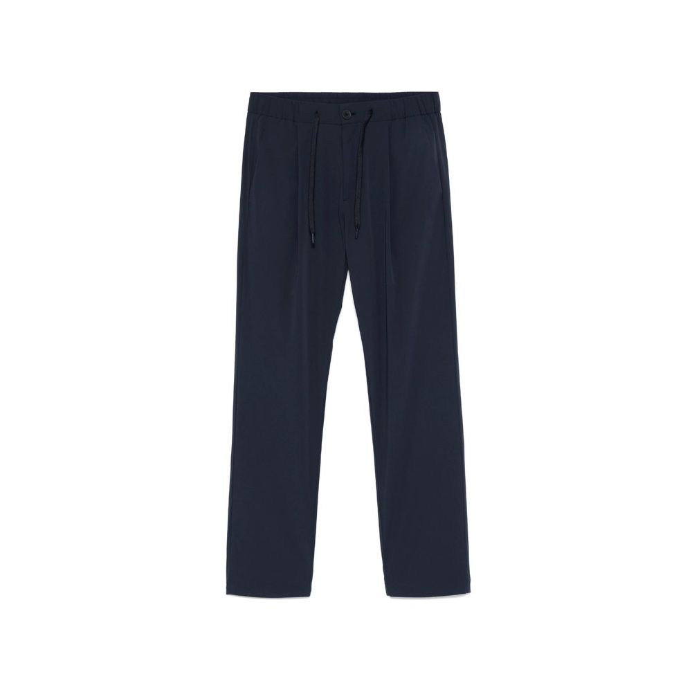 Herno Blue Elastane Casual Pants