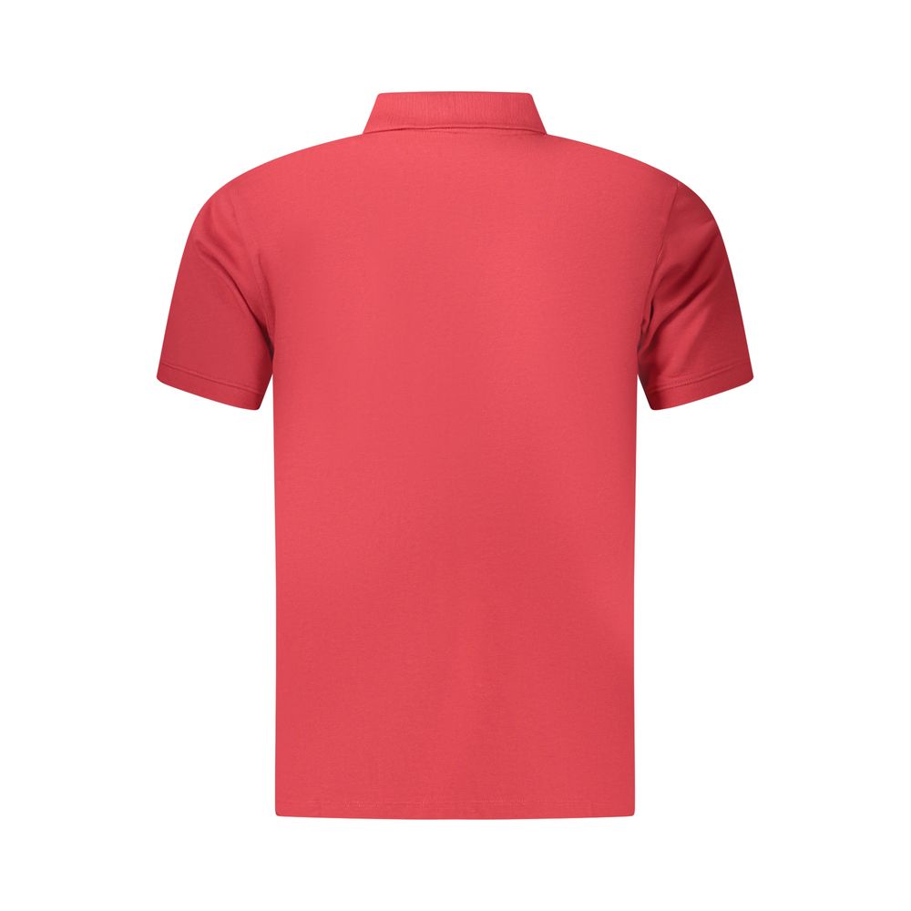 Timberland Red Cotton Men Polo Shirt