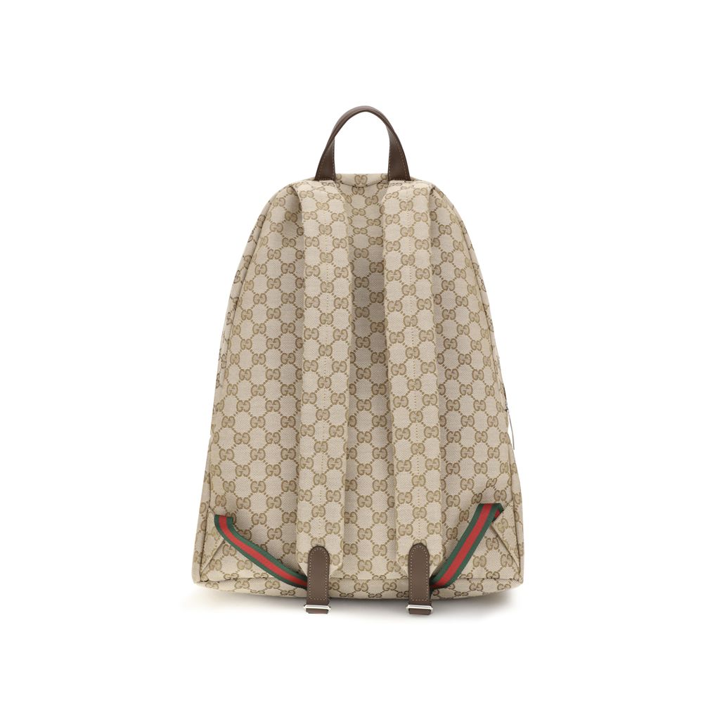 Gucci Beige Polyester Backpack Gucci