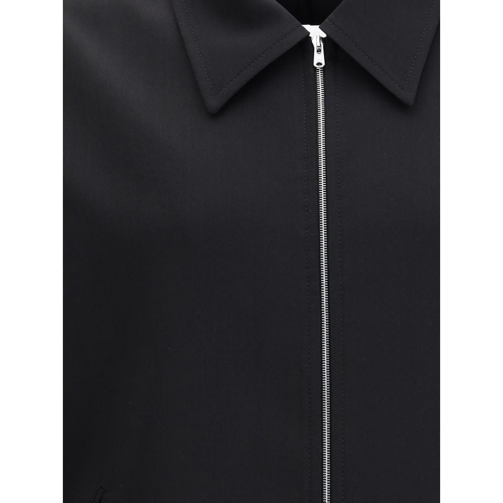 Our Legacy Black Wool Oves Aries Full-Length Jacket