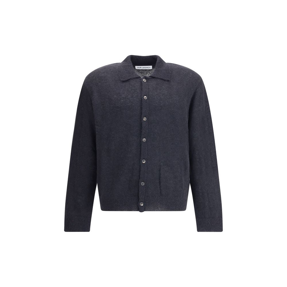 Our Legacy Black Alpaca Vicugna Pacos Cardigan