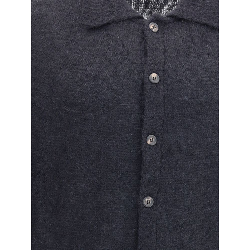 Our Legacy Black Alpaca Vicugna Pacos Cardigan