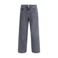 Our Legacy Black Cotton Relaxed Fit Jeans