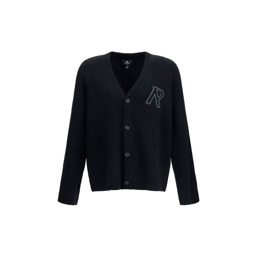 Represent Black Alpaca Vicugna Pacos Cardigan