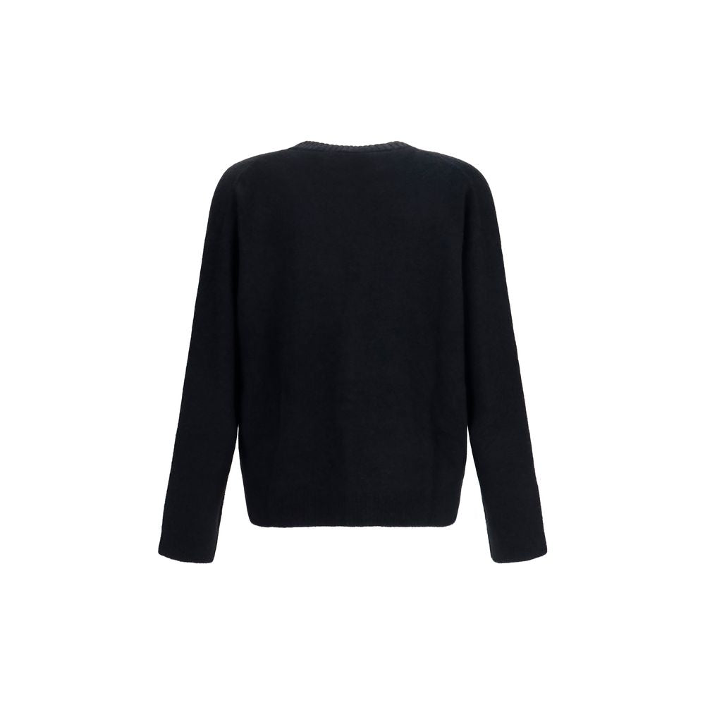 Represent Black Alpaca Vicugna Pacos Cardigan