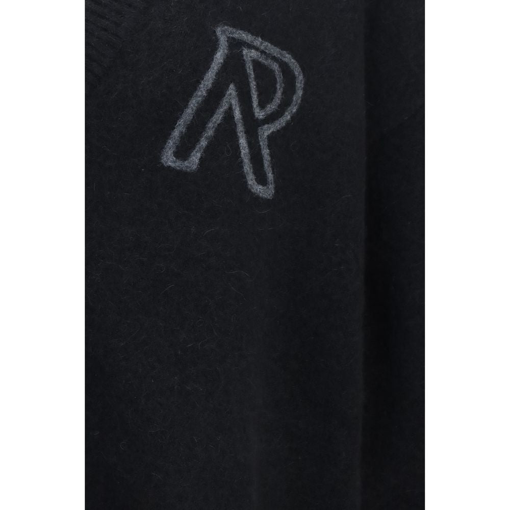 Represent Black Alpaca Vicugna Pacos Cardigan