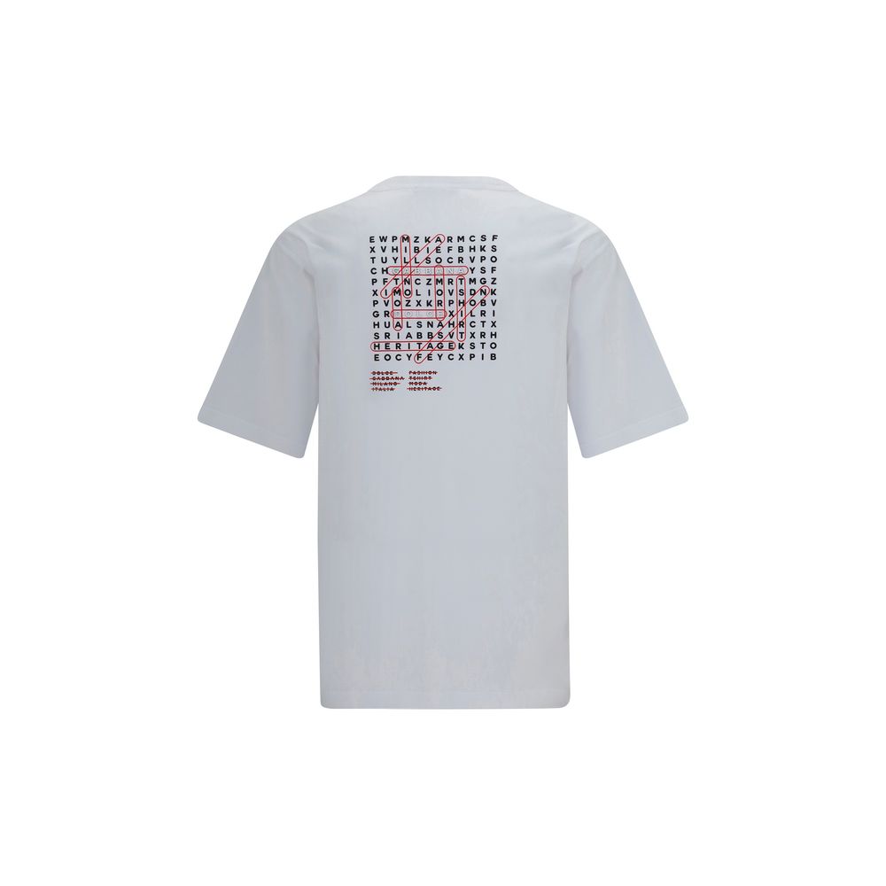 Dolce & Gabbana White Cotton T-Shirt