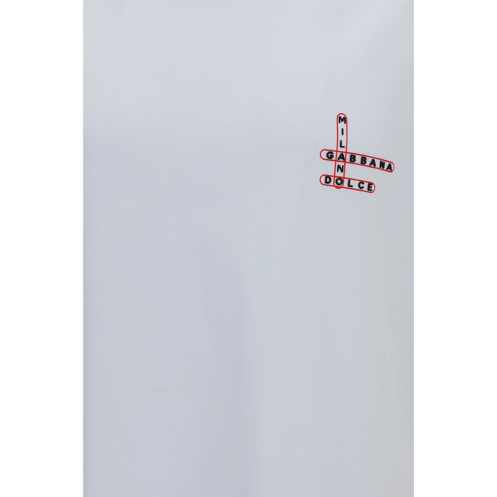 Dolce & Gabbana White Cotton T-Shirt