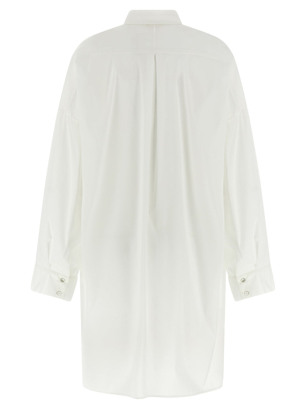 DI.LA3 PARI' White Silk Blouse