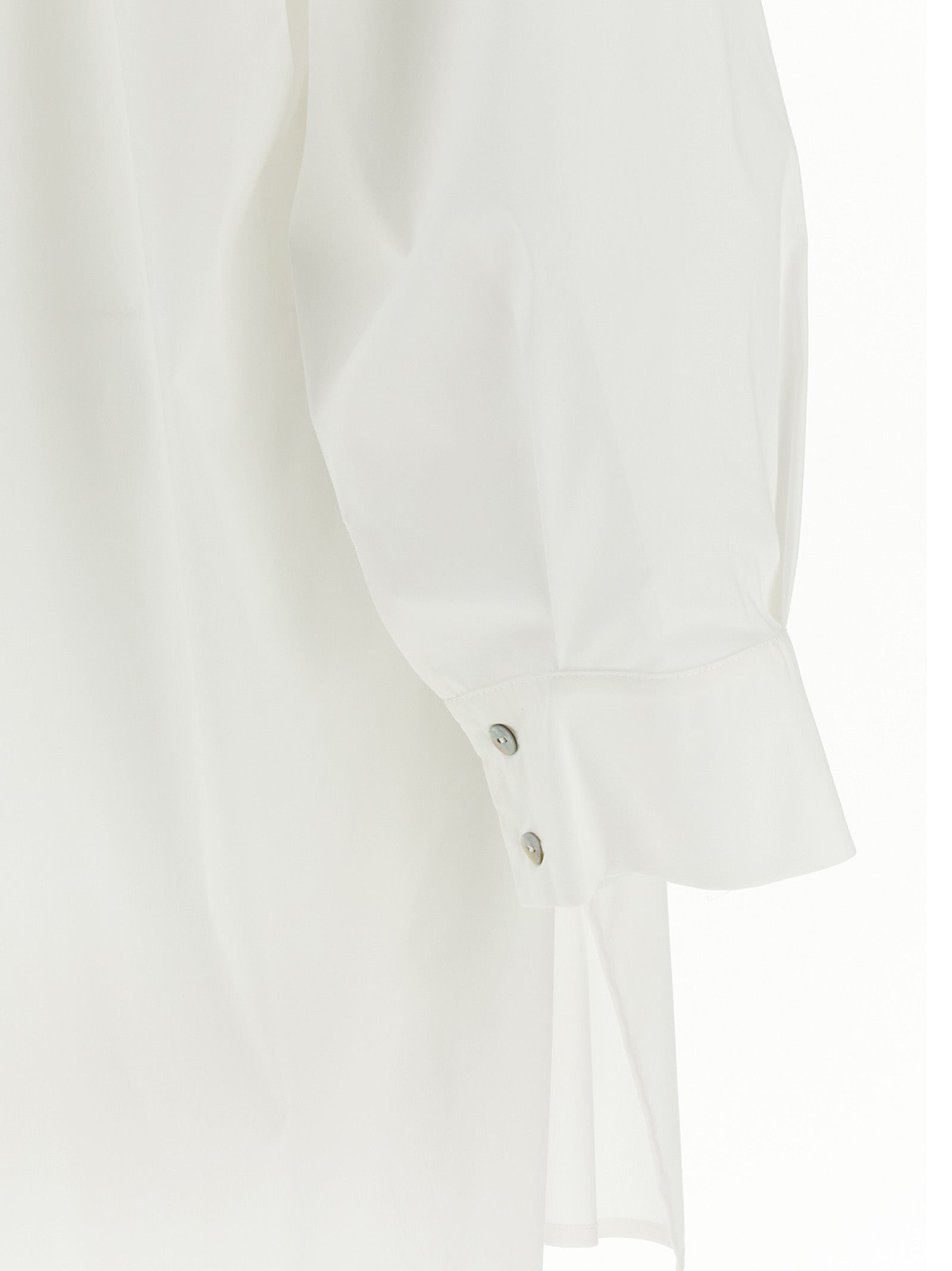 DI.LA3 PARI' White Silk Blouse