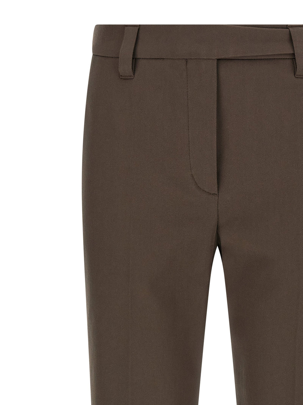 Brunello Cucinelli Brown Cotton Casual Pants