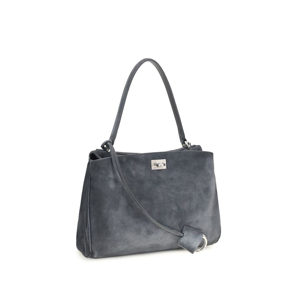 Balenciaga Gray Calf Leather Bos Taurus Handbag
