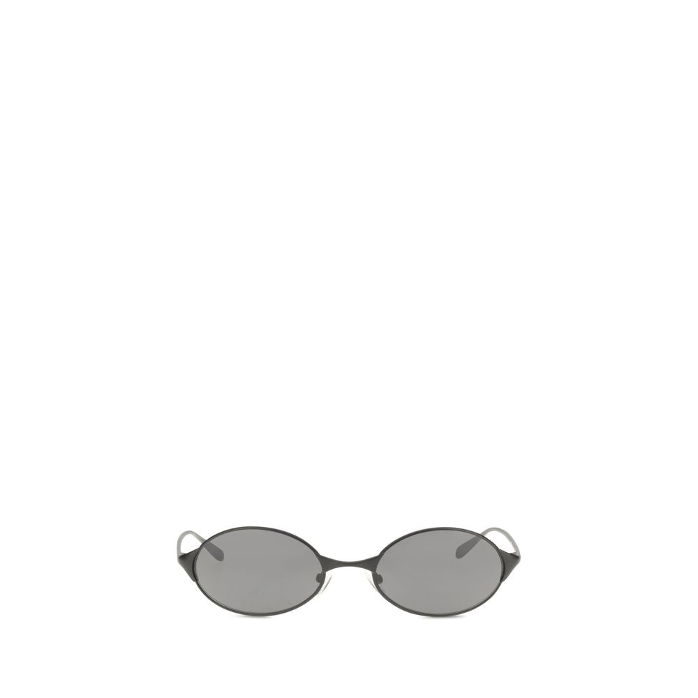 Alexander McQueen Gray Metal Sunglasses